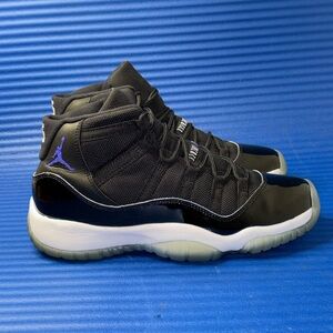 Size 6Y- GS Jordan 11 Retro 2016 Mid Space Jam 378038-003 Black Youth Shoes